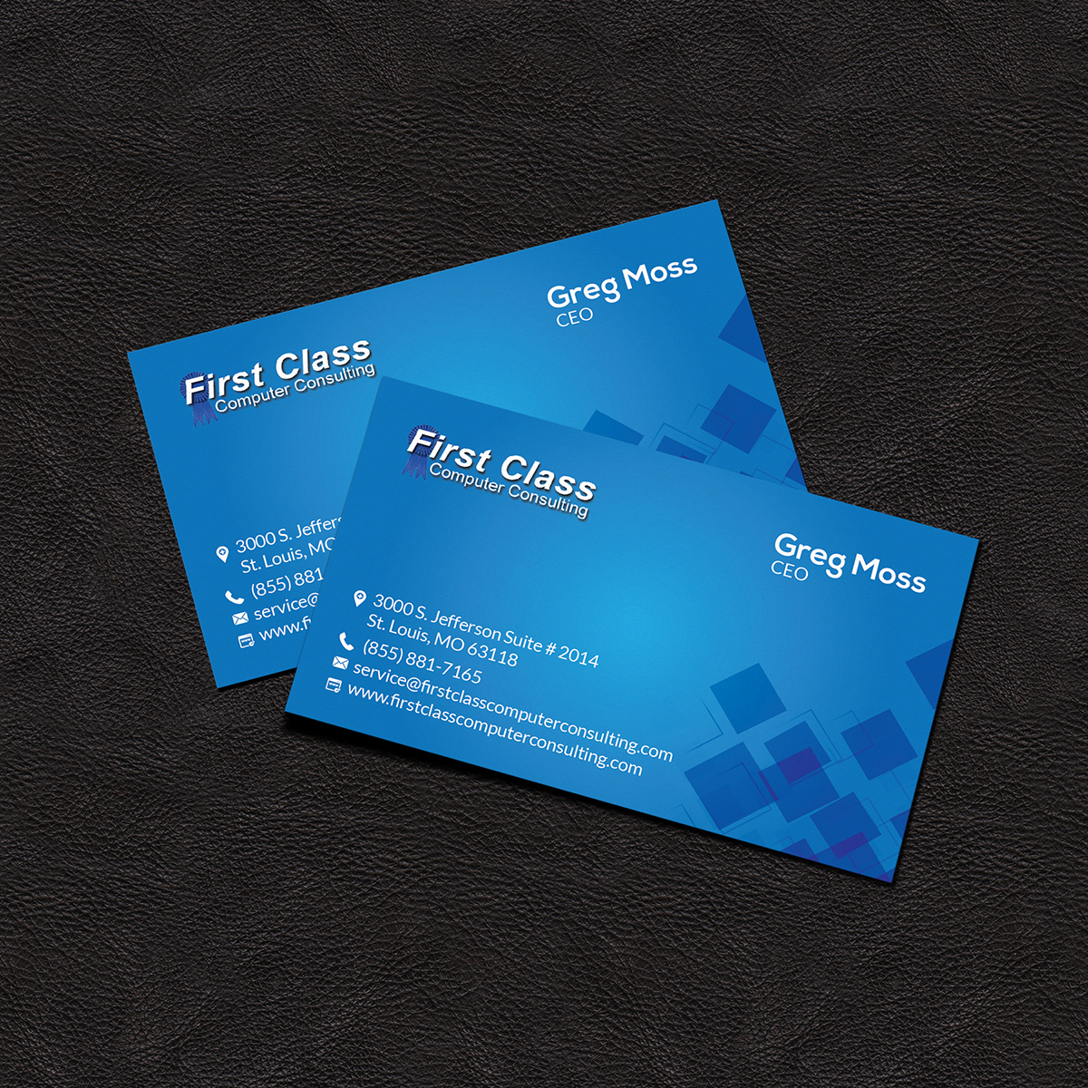 first class color business cards 4