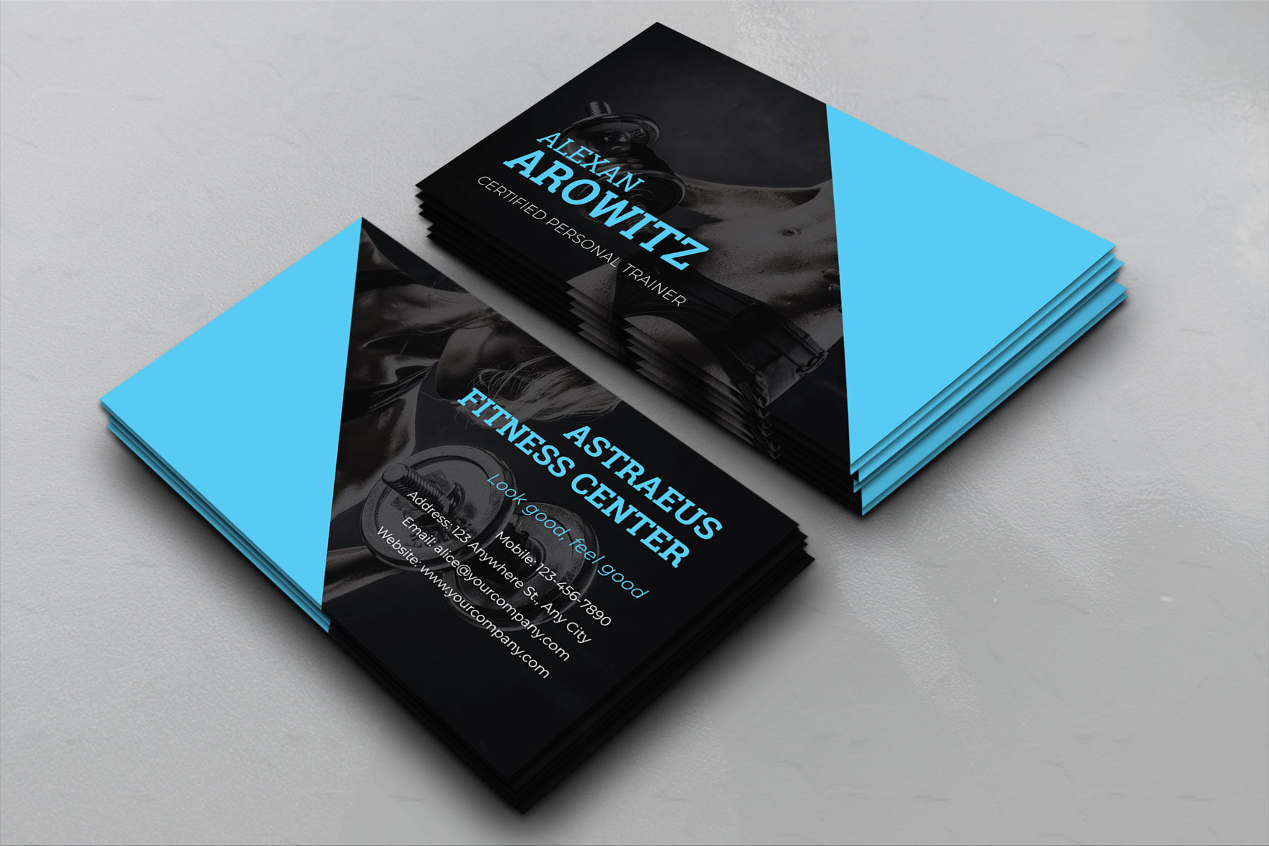 fitness business cards ideas 5