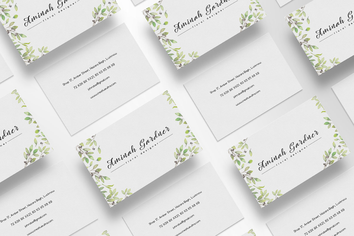 floral business cards 3