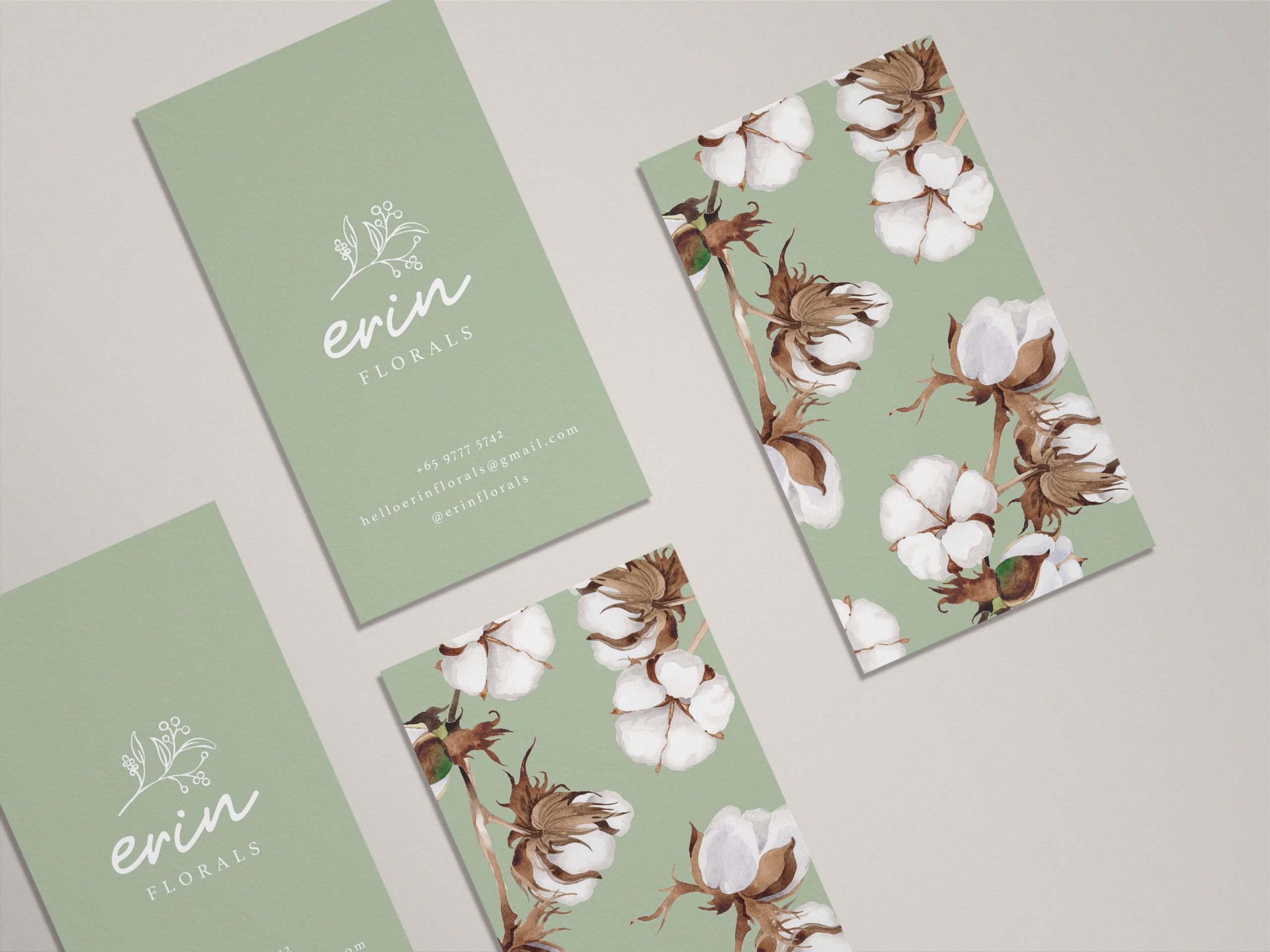 florist business cards design 3