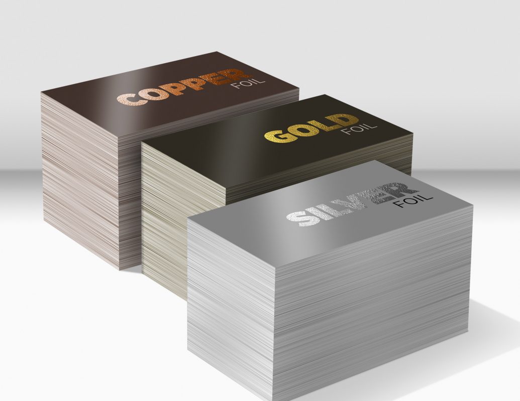 foil business cards cheap 3