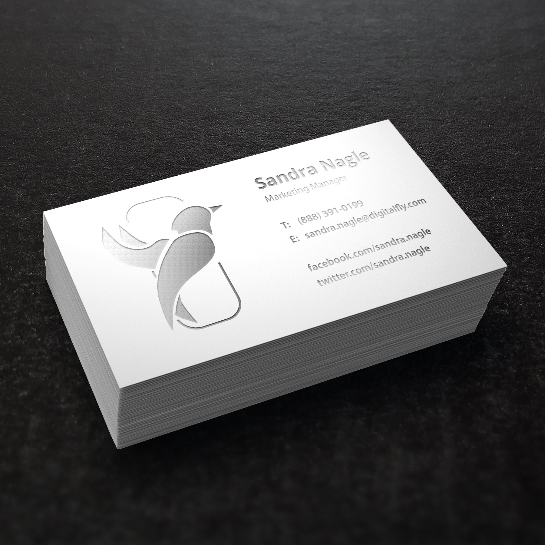 foil printed business cards 1