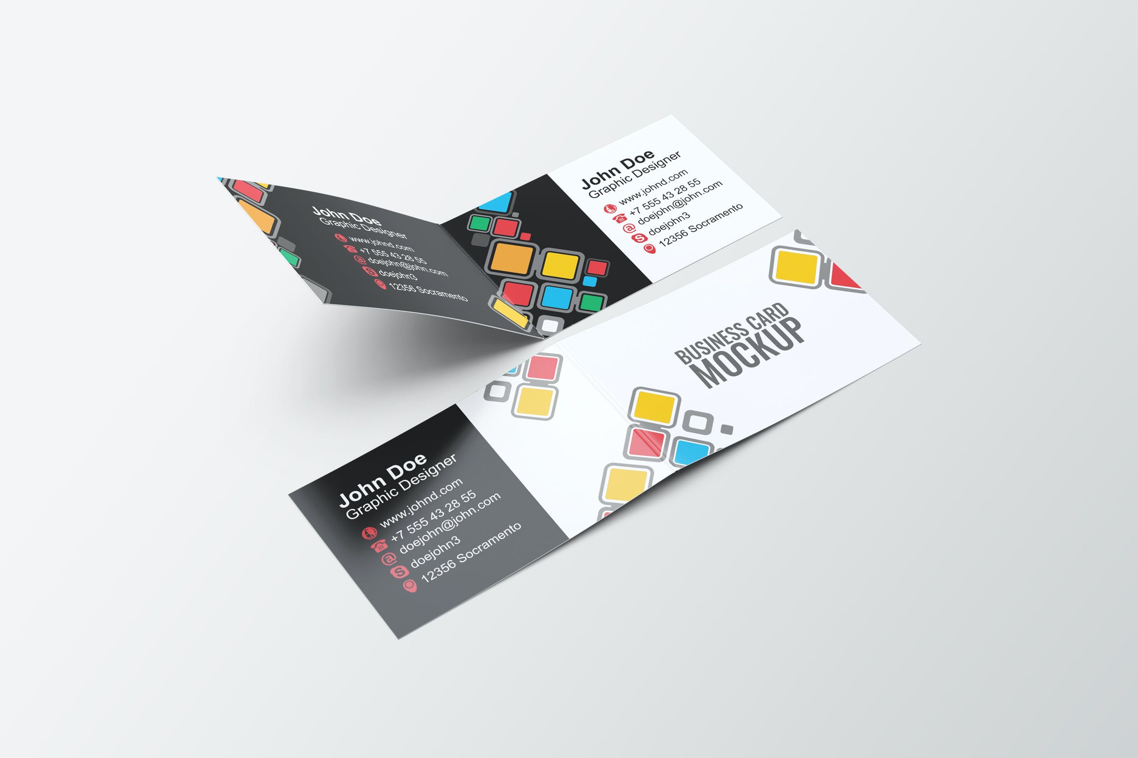 folded business cards vistaprint 1