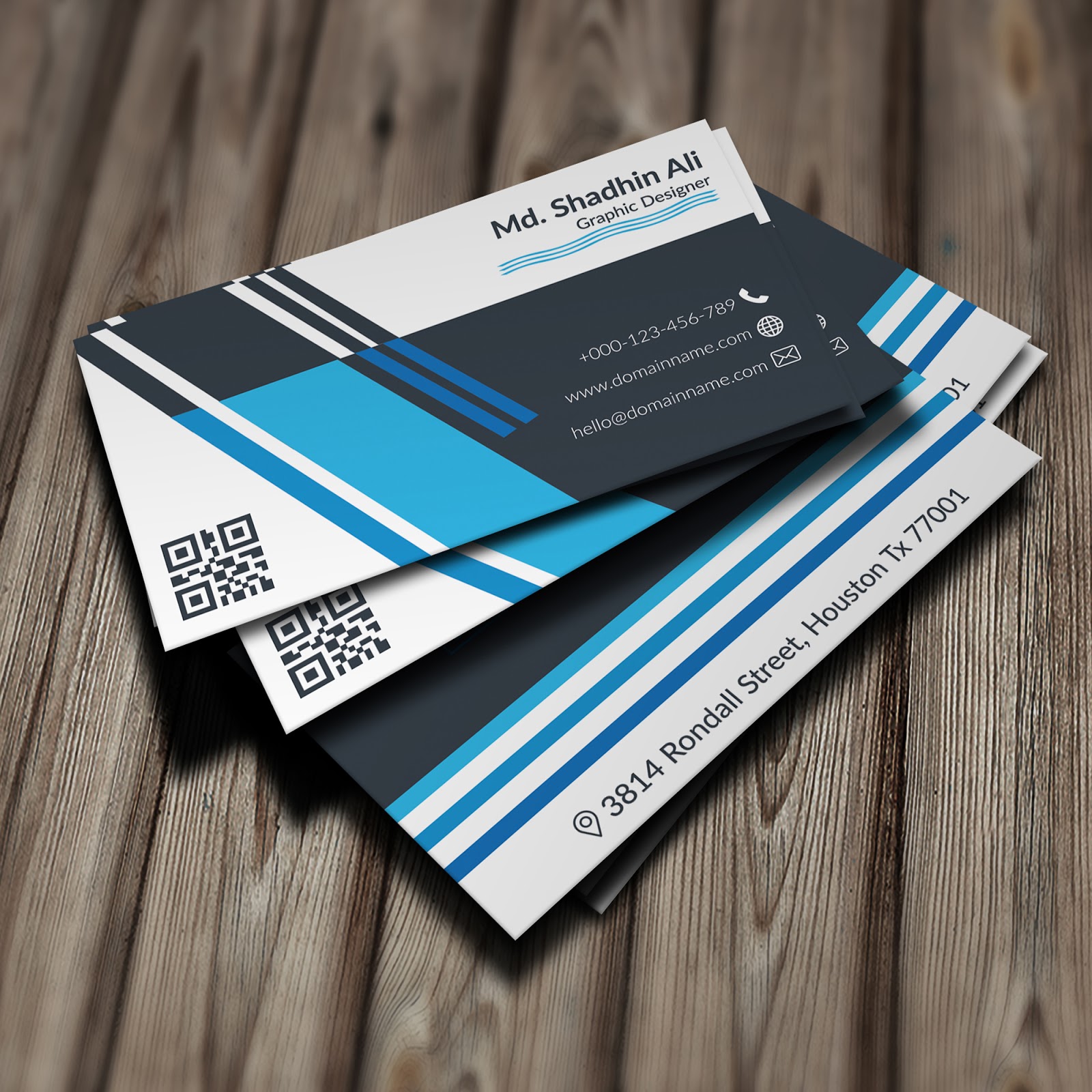 free business cards mockup 1