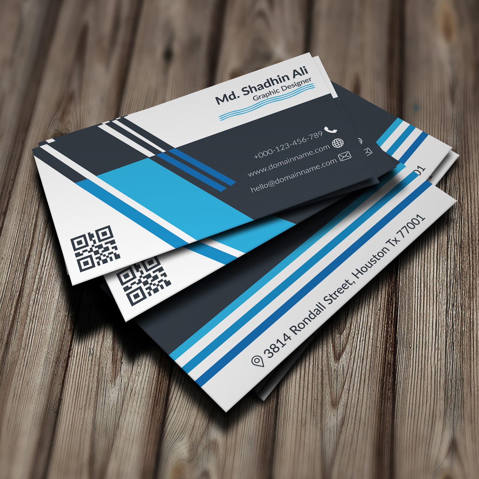 free mockups business cards 3