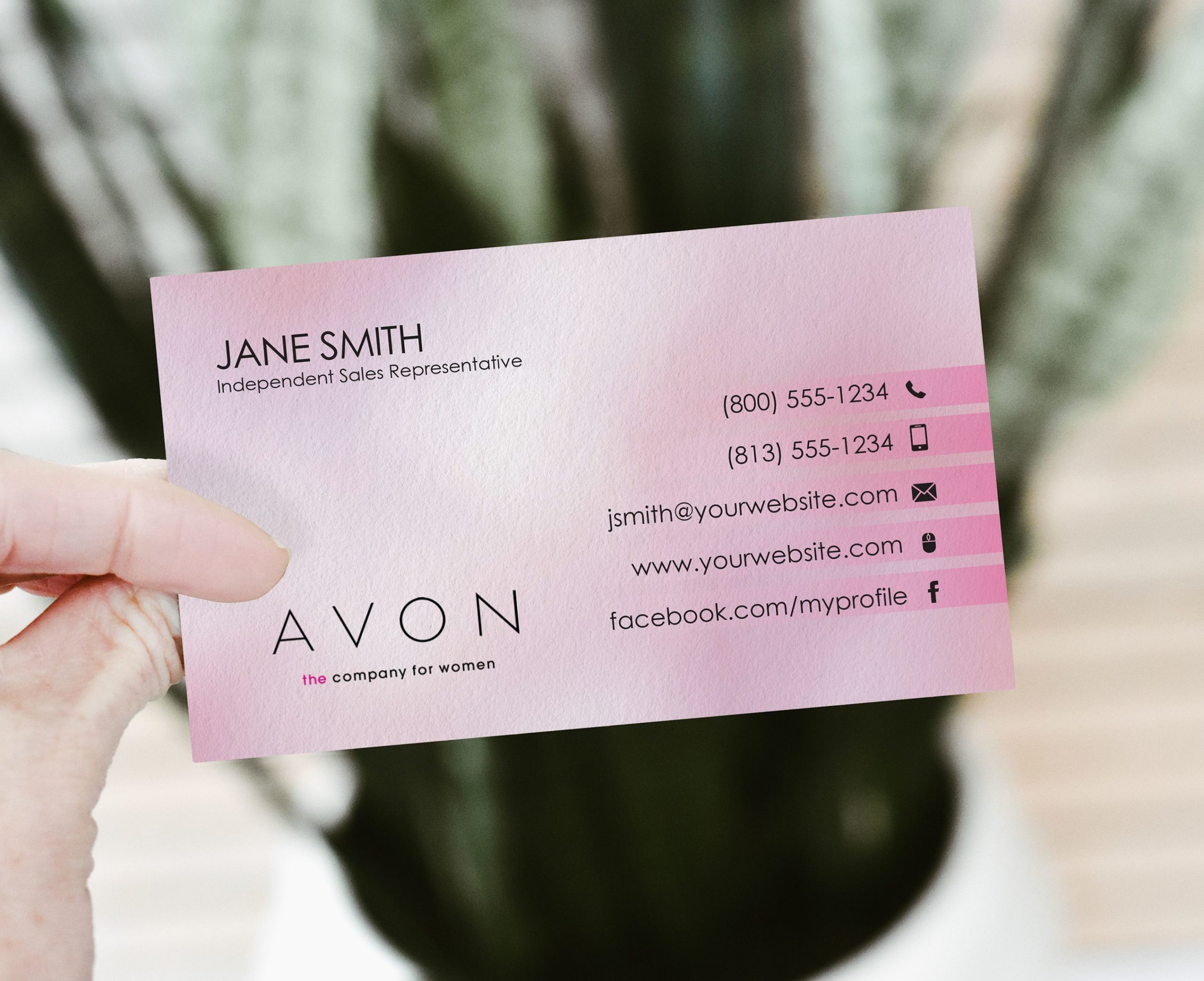 free printable avon business cards 3