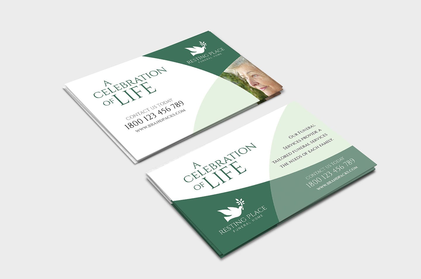 funeral business cards 2