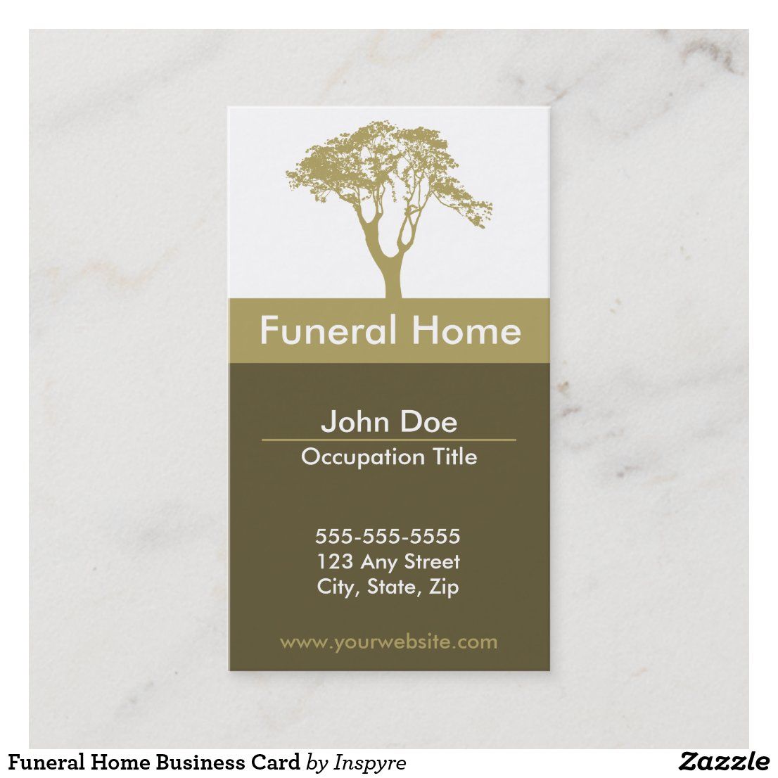 funeral home business cards 2