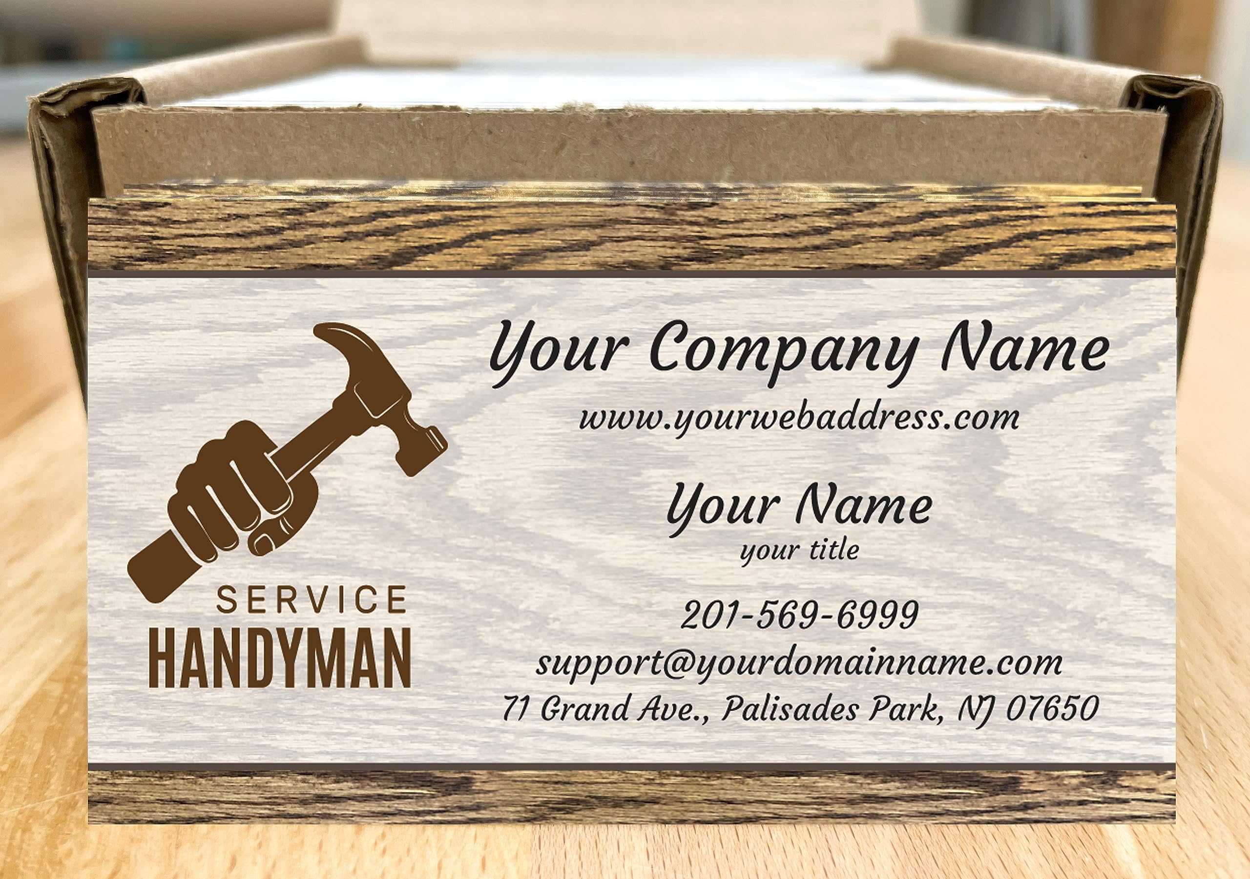 funny handyman business cards 5