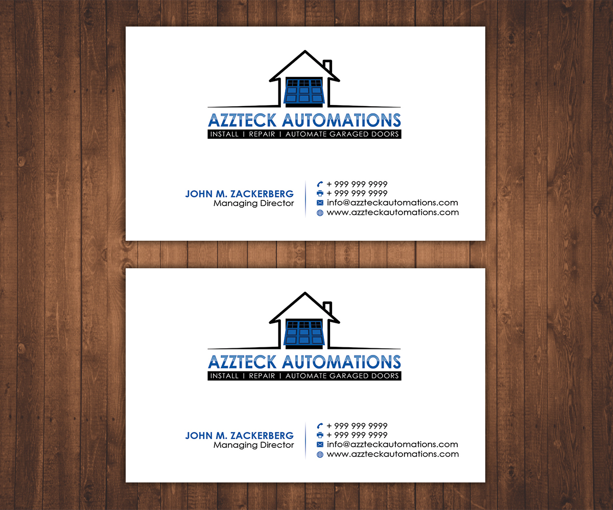garage door business cards 1