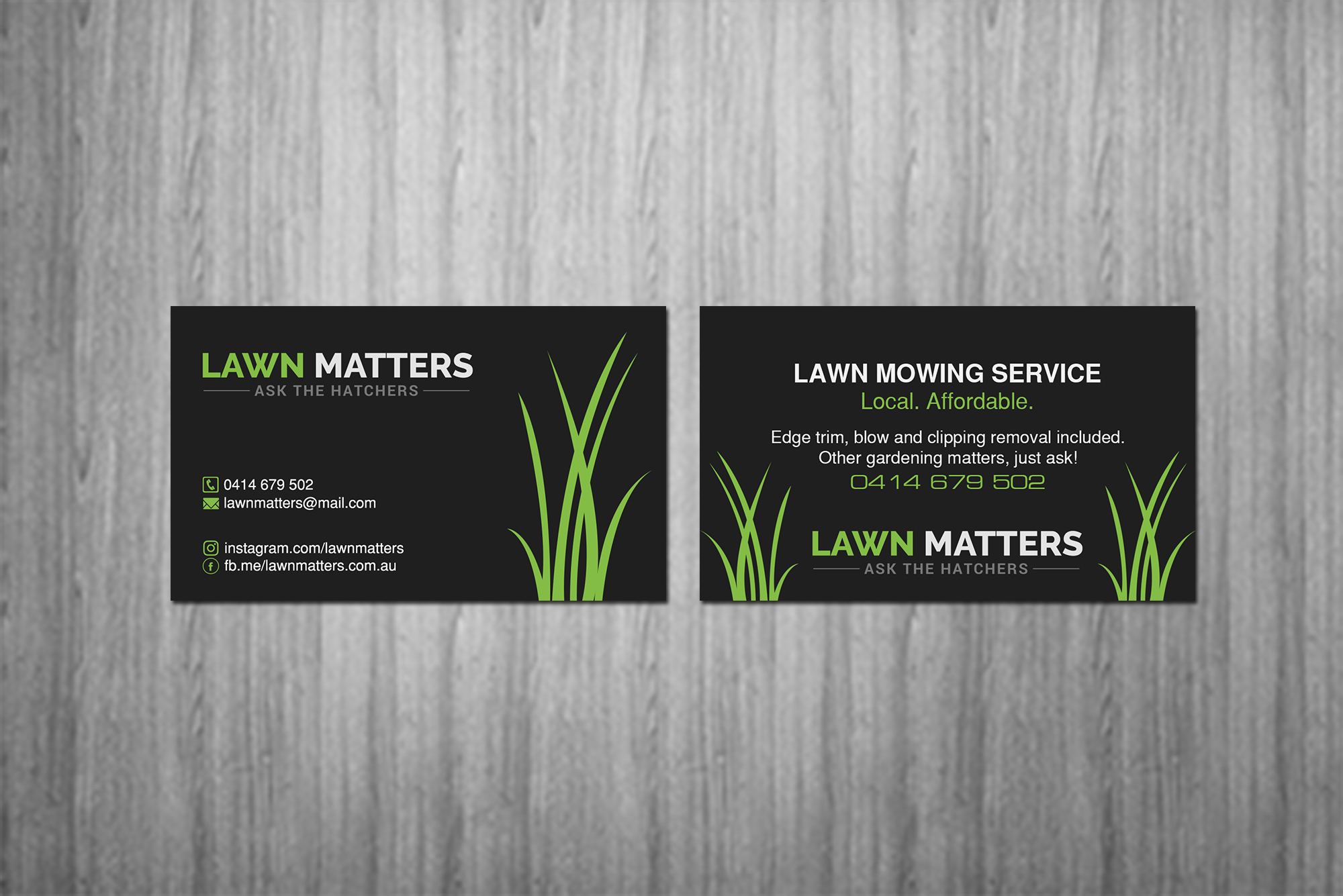 gardening business cards 5
