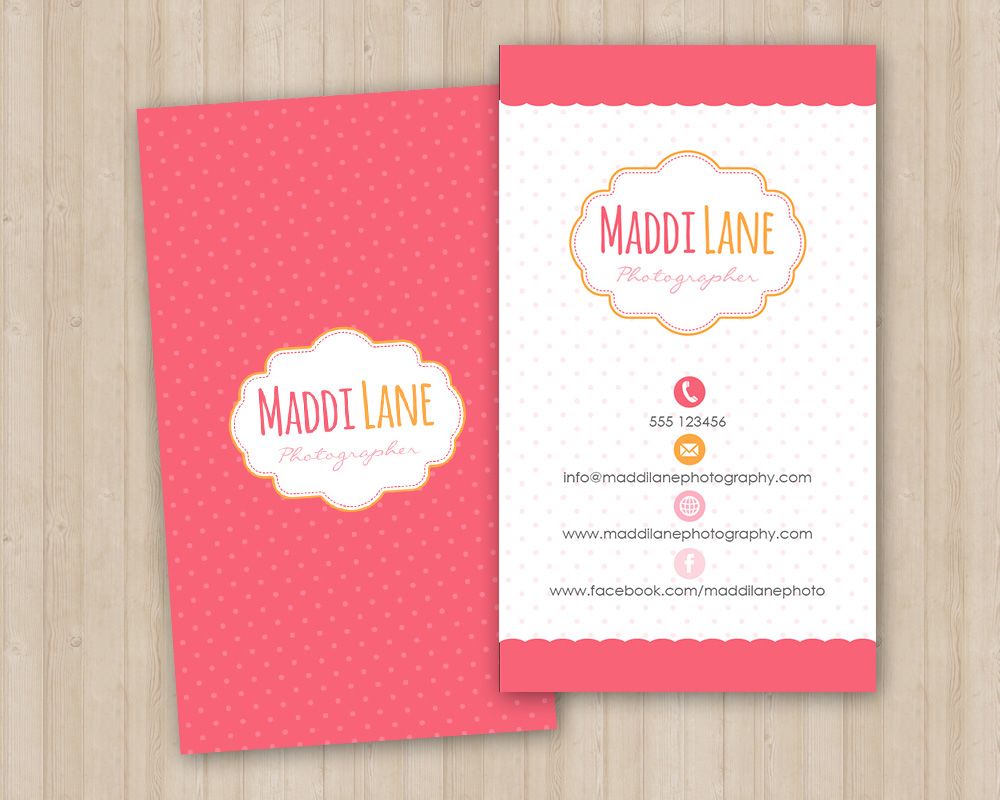 girly business cards 1