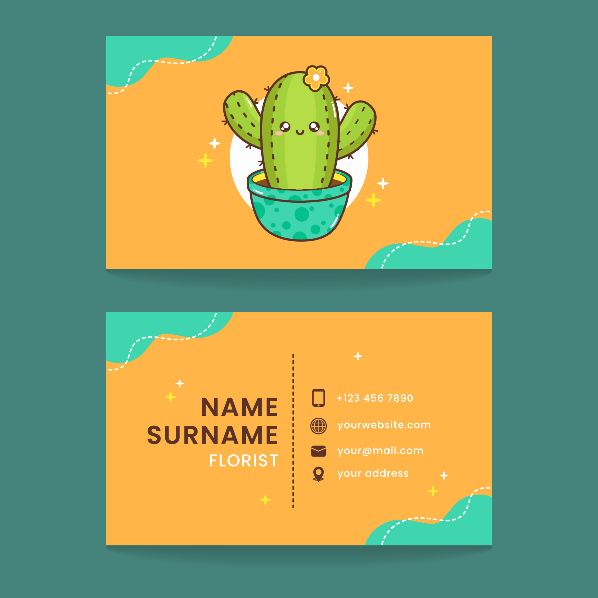 girly business cards templates free 3