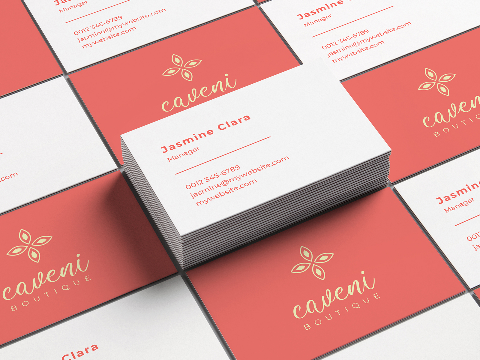girly business cards templates free 5
