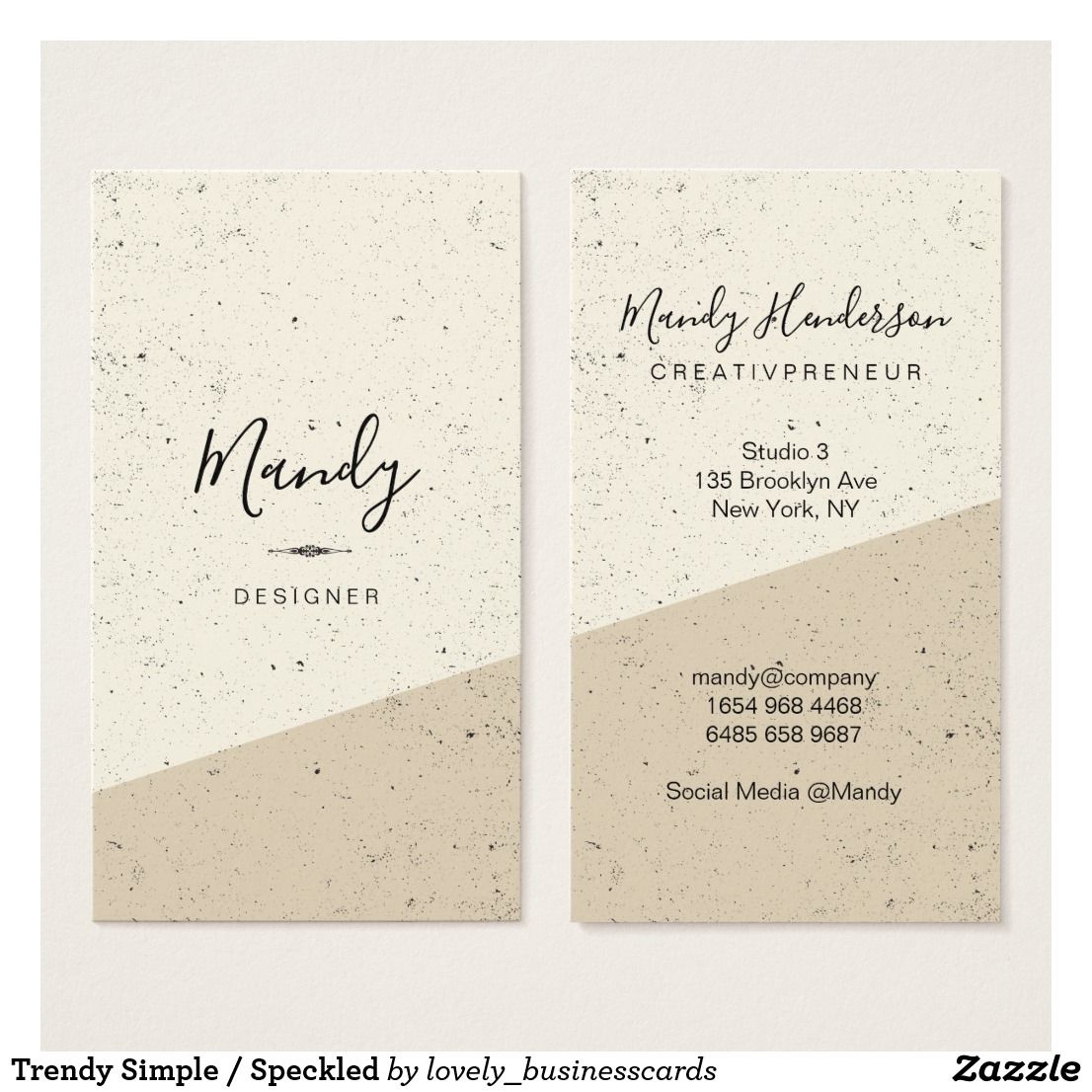 glamour business cards 3