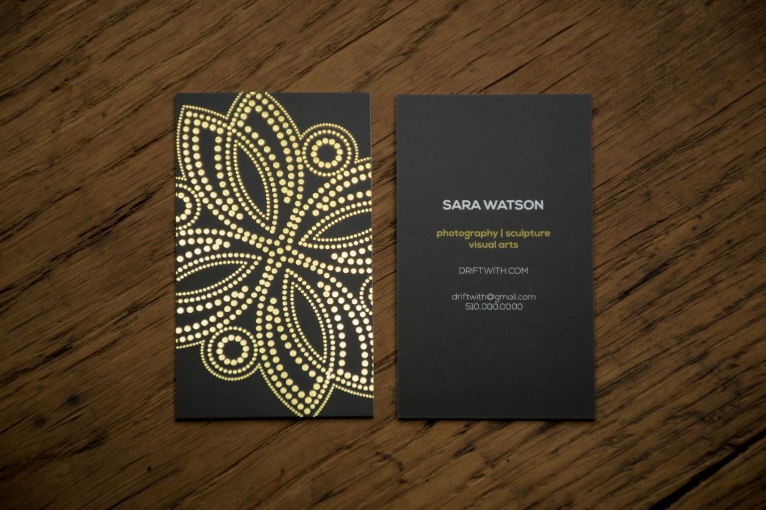 gold foiled business cards 2