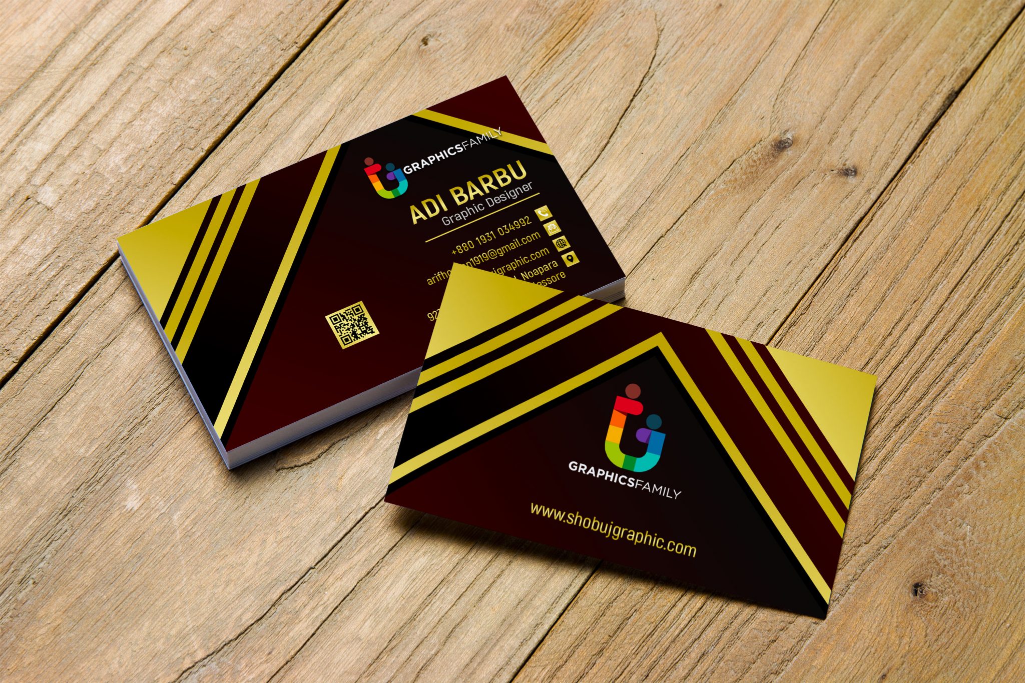 golden business cards 2