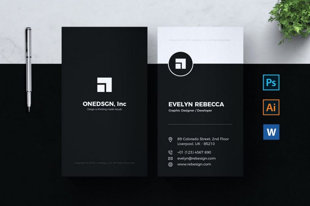 google template business cards 3