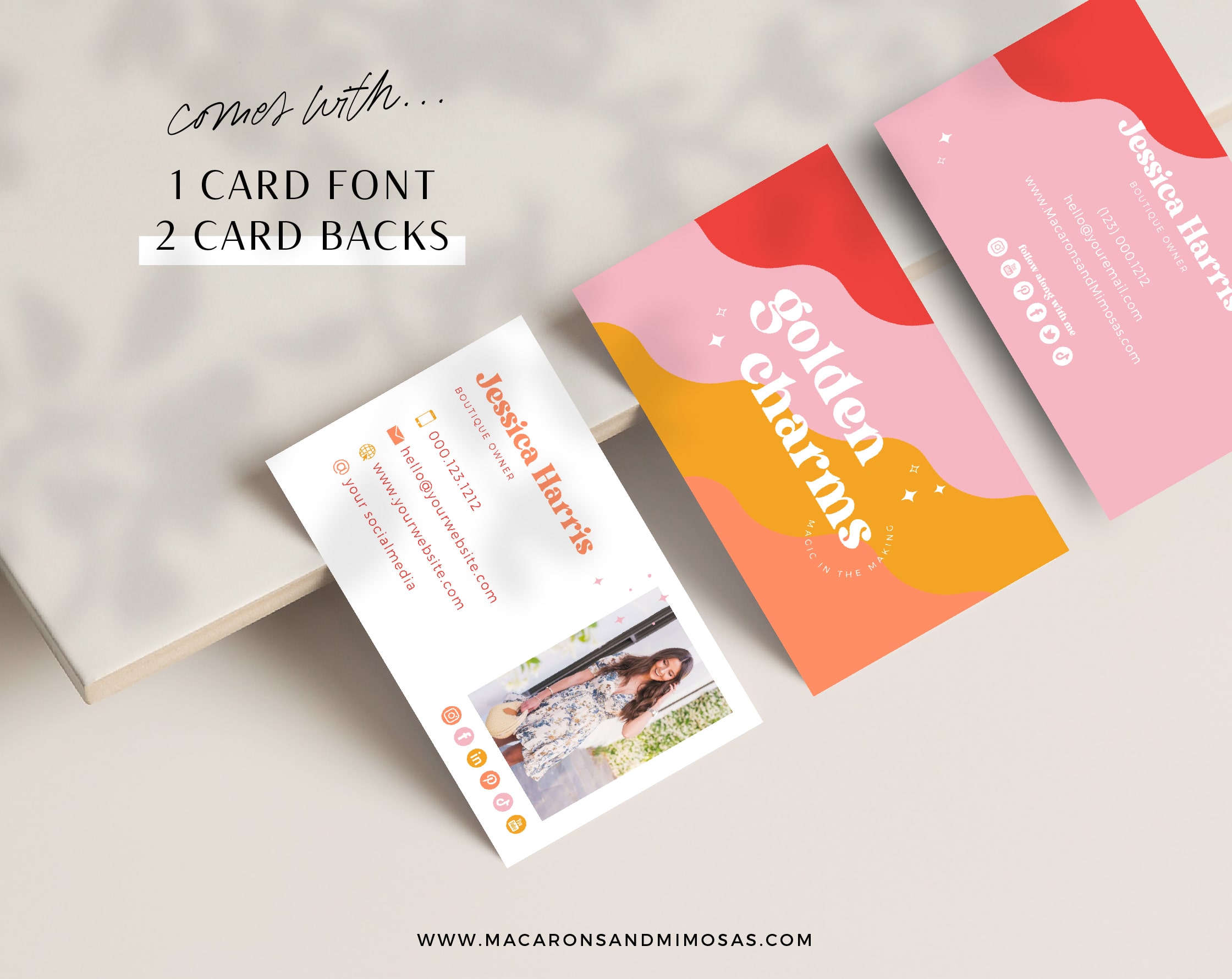 groovy business cards 1