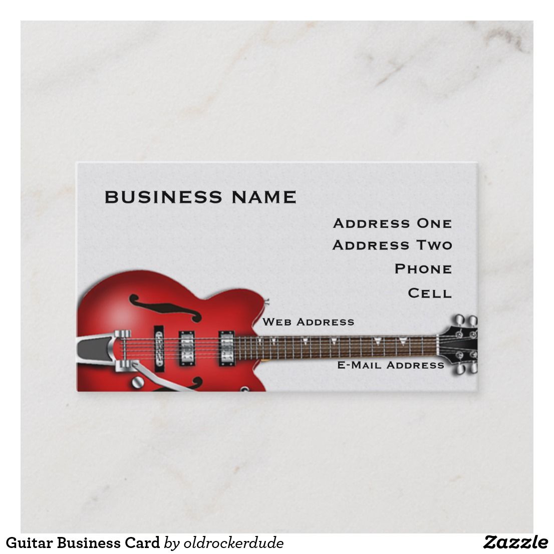 guitar business cards 2