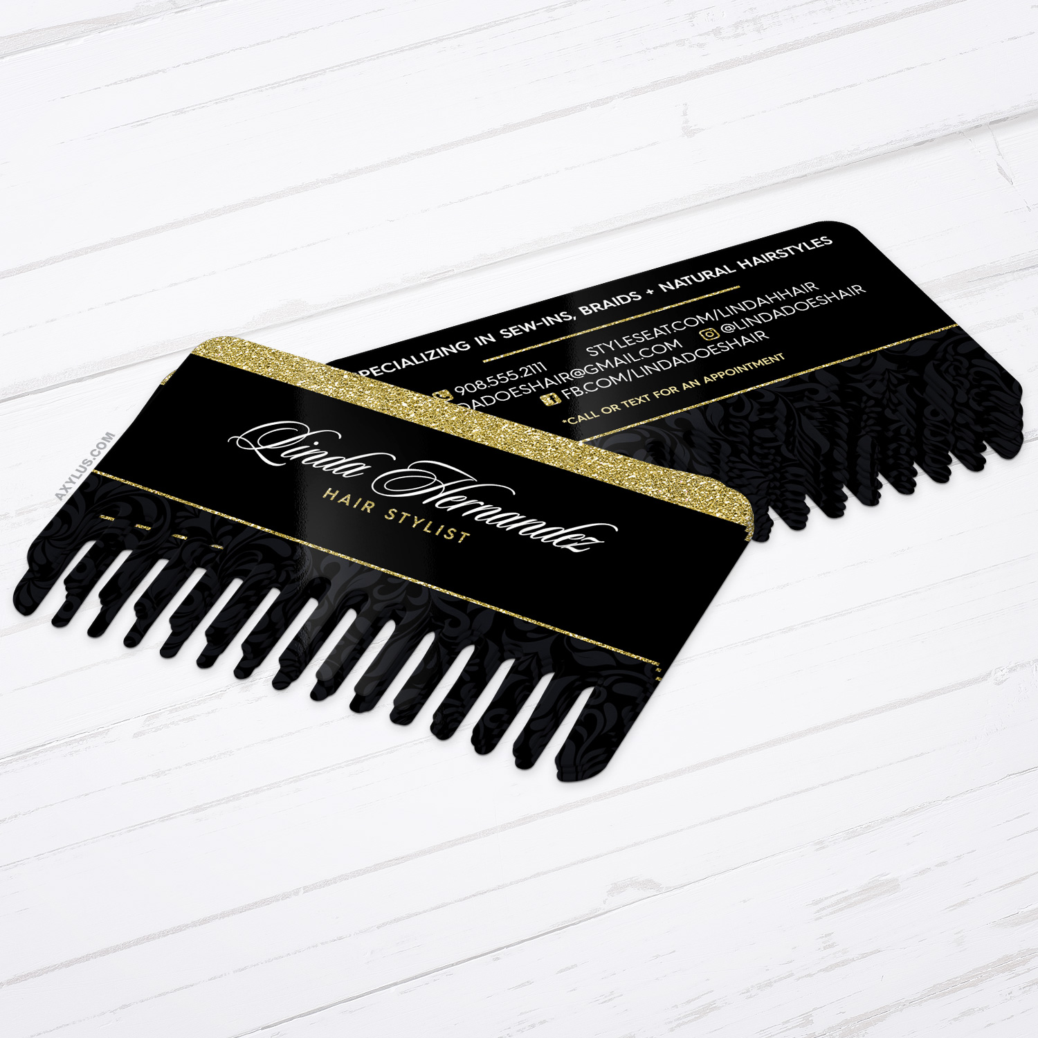 hair business cards 2