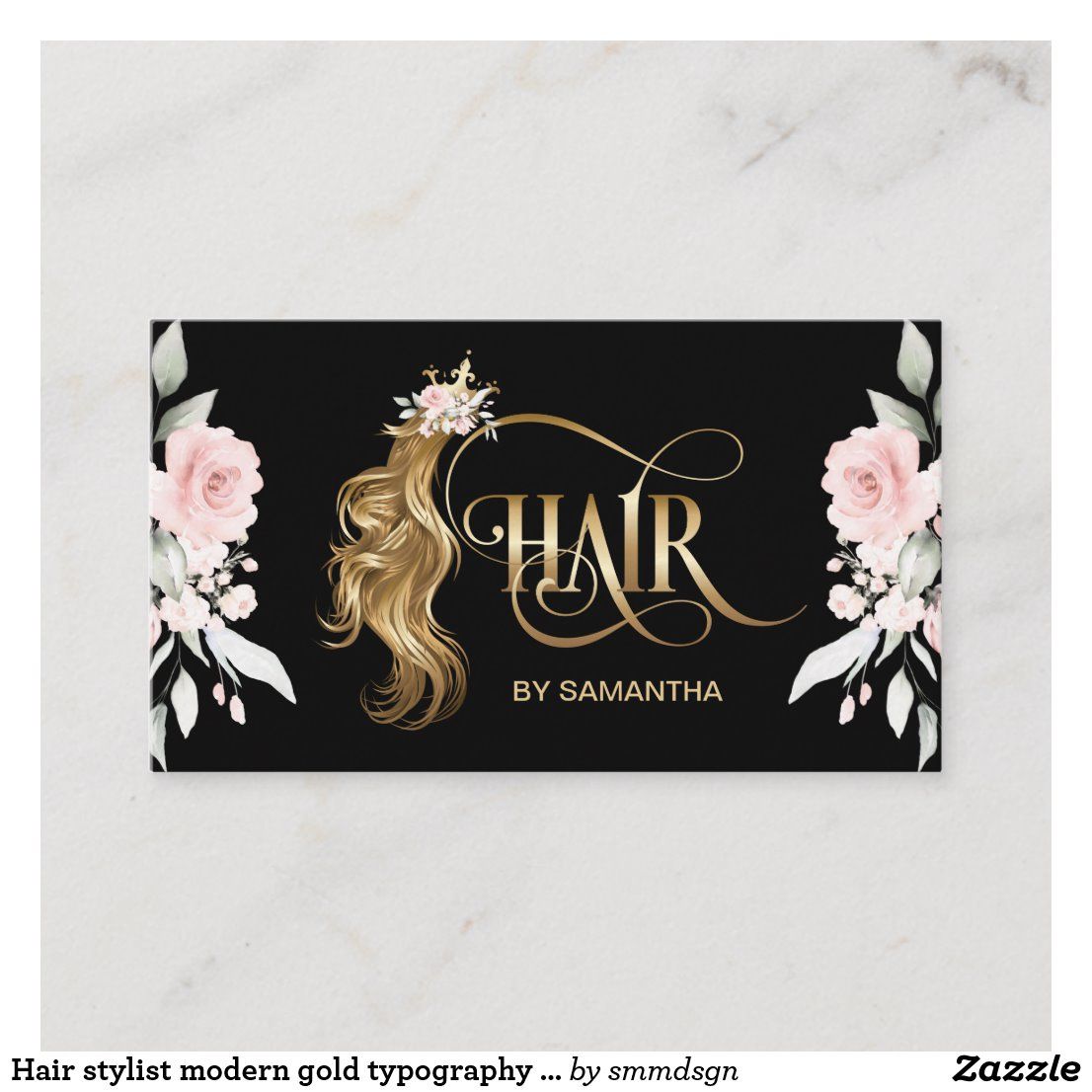 hair extension business cards 1