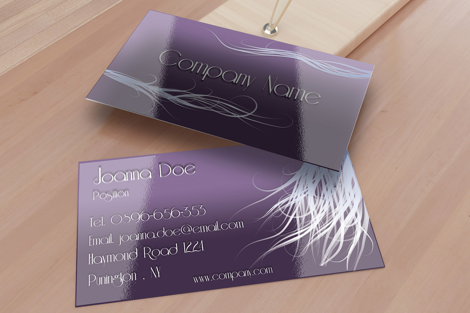 hair stylist business cards examples 4
