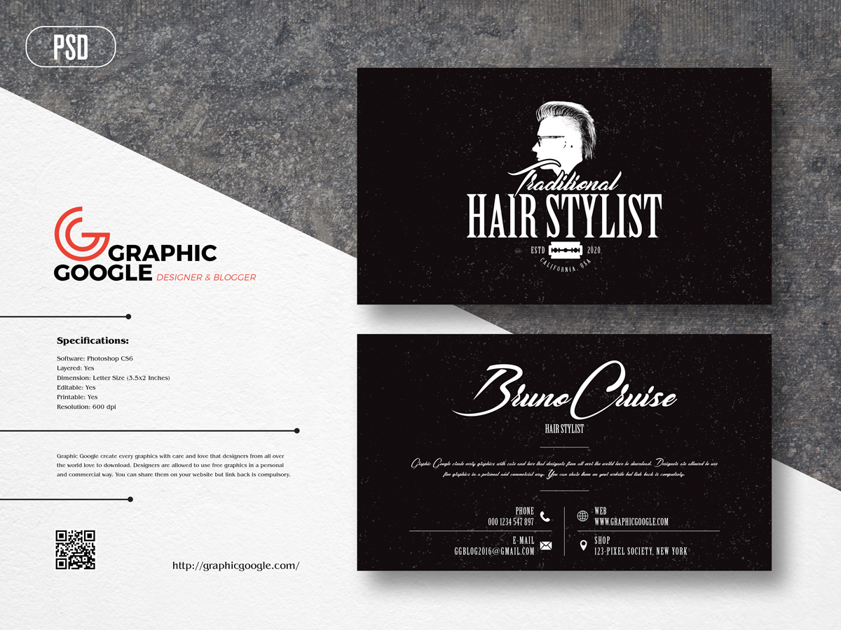 hair stylist business cards ideas 1