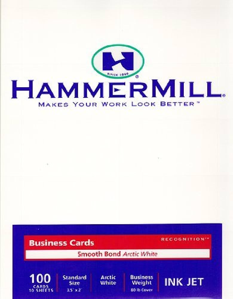 hammermill business cards template 1