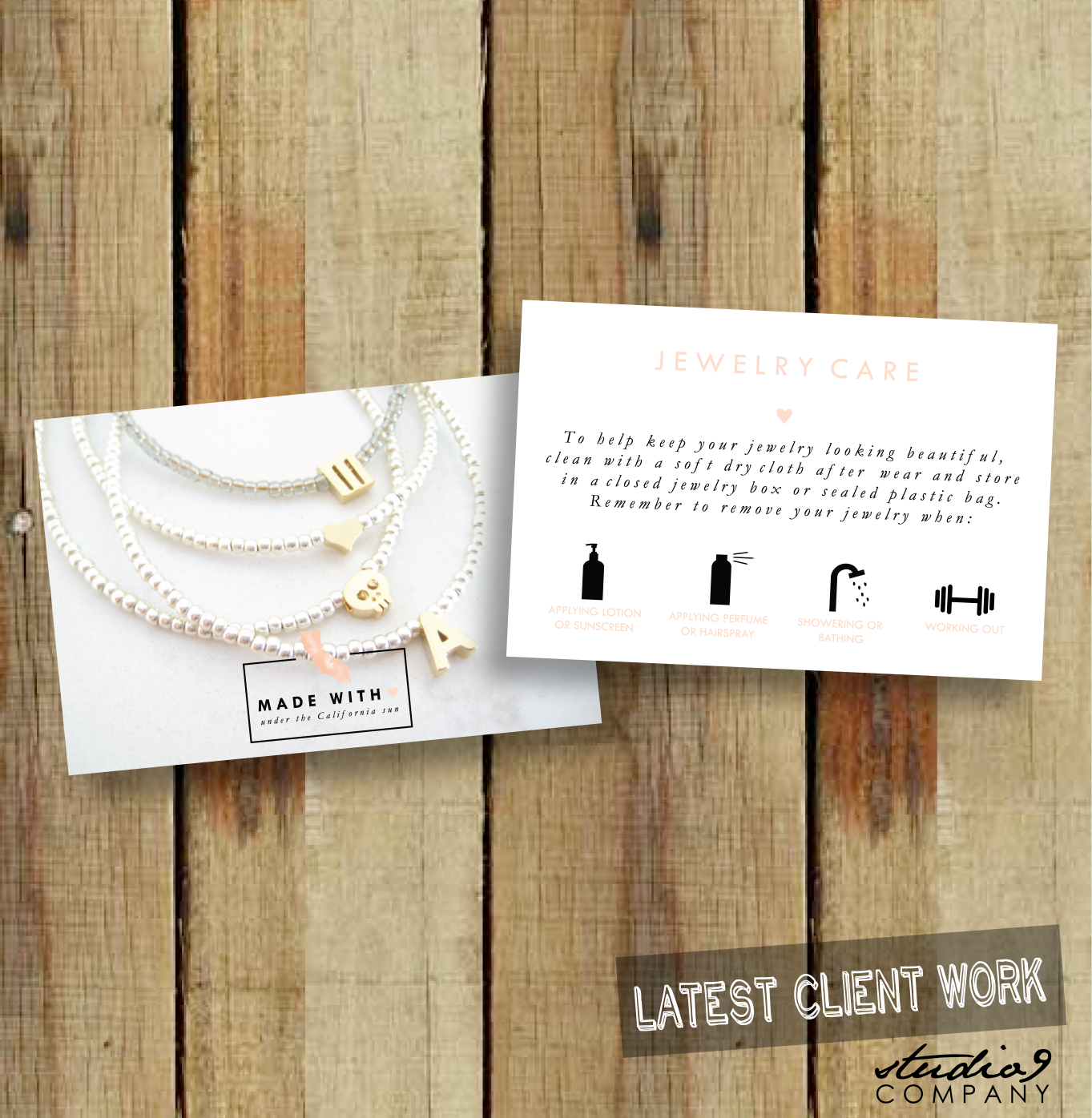 handmade jewelry business cards 2