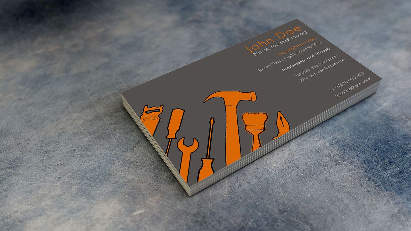 handyman business cards examples 6