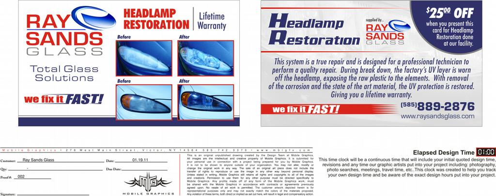 headlight restoration business cards 1
