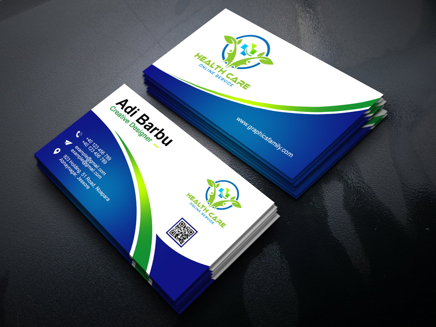 health care business cards 2