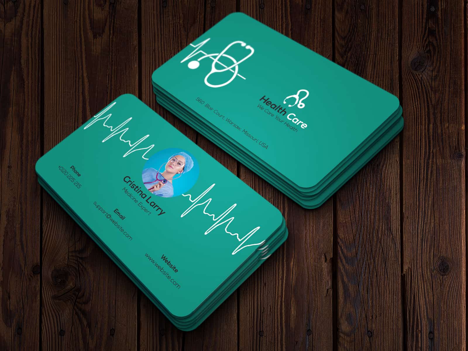 health care business cards 3