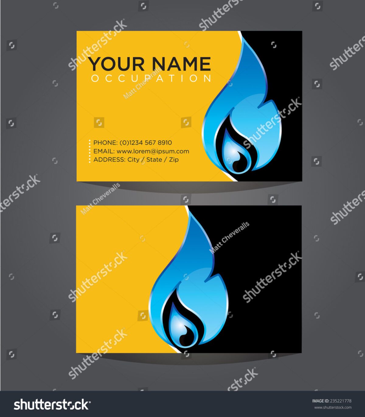 heating and air business cards 4