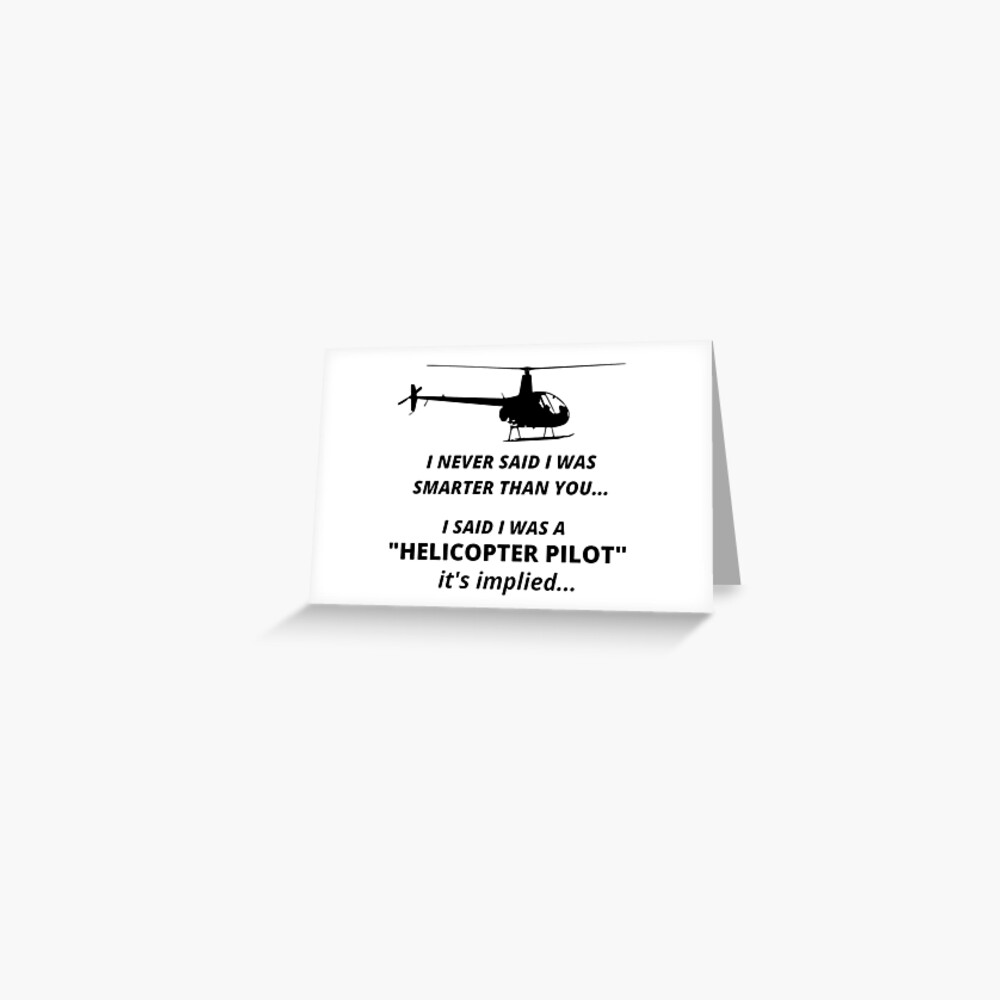 helicopter pilot business cards 2