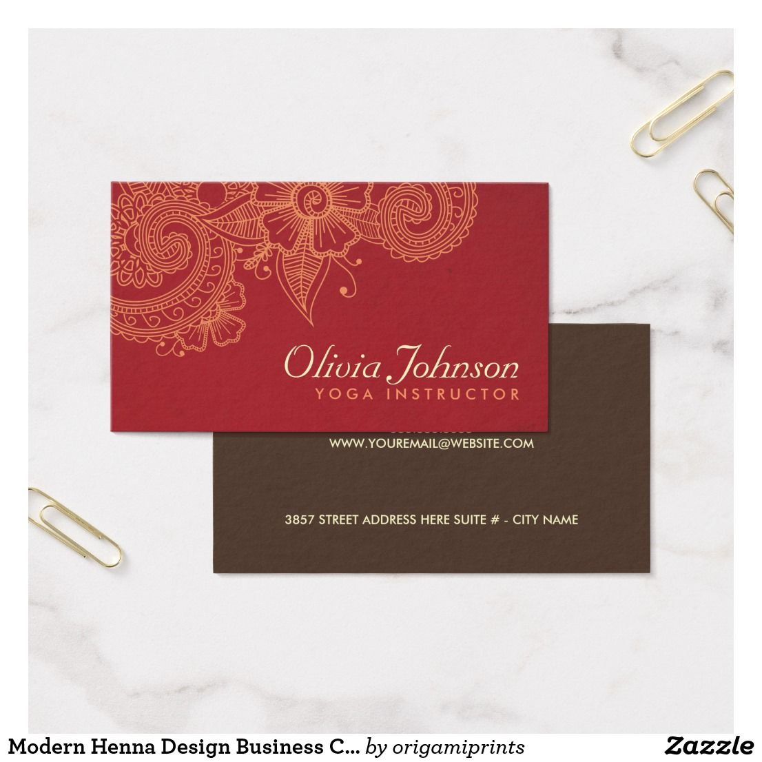 henna business cards 3