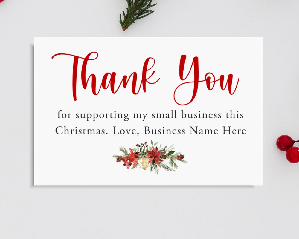 holiday thank you cards for business 2