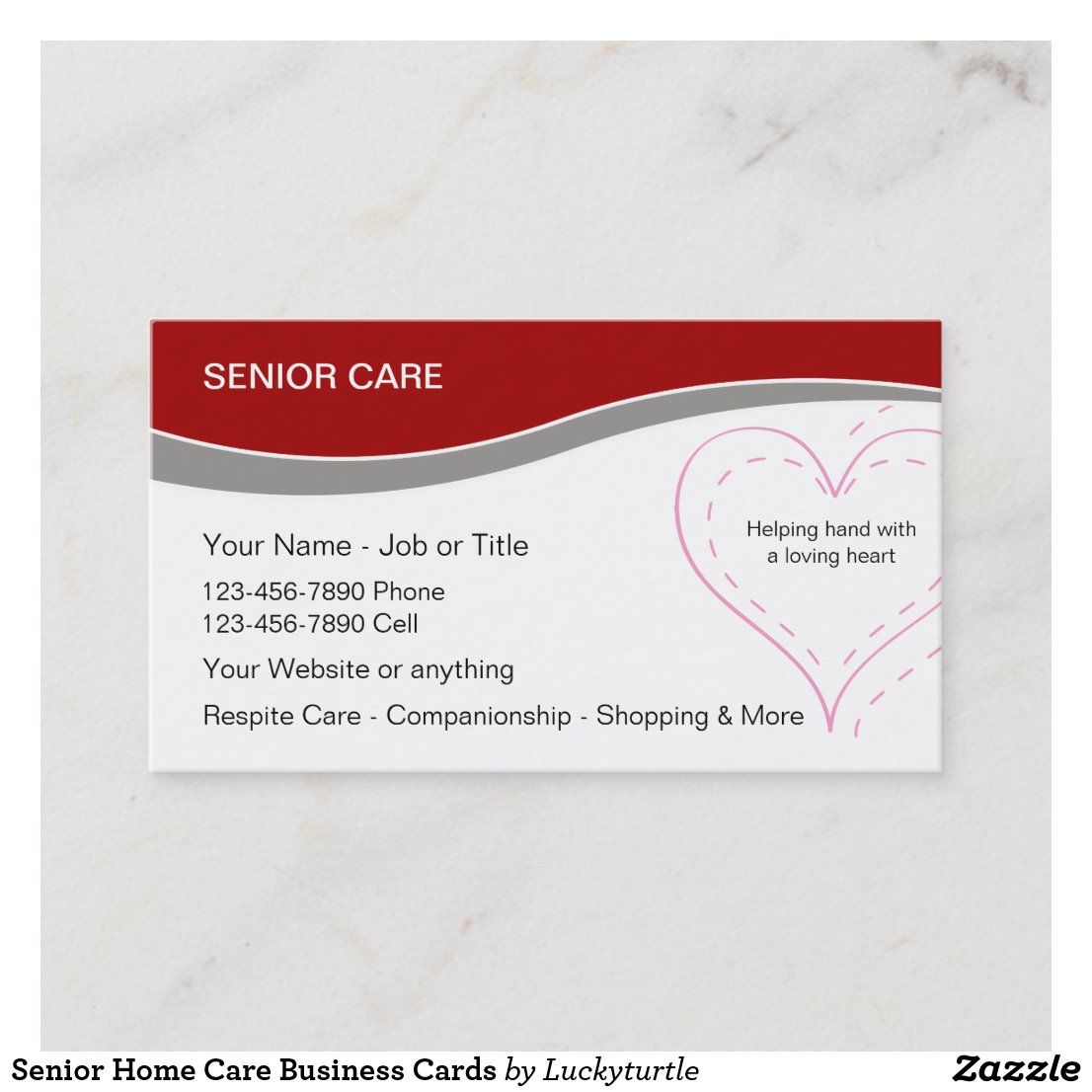 home care business cards 1