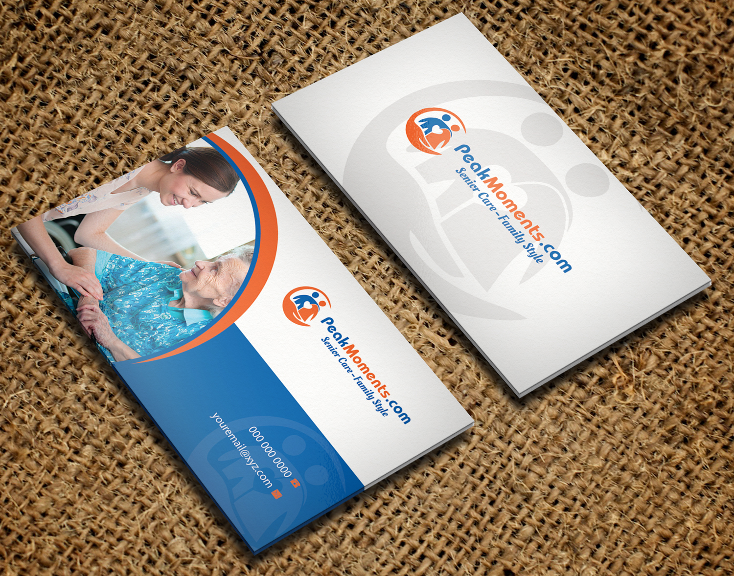 home care business cards 2