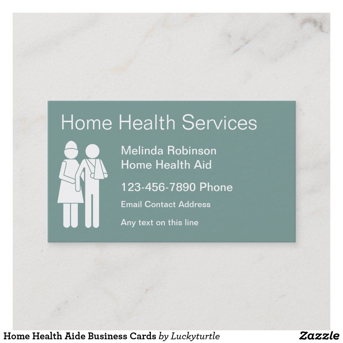 home health aide business cards 1