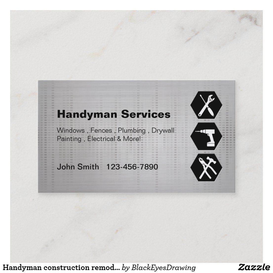 home improvement business cards 1