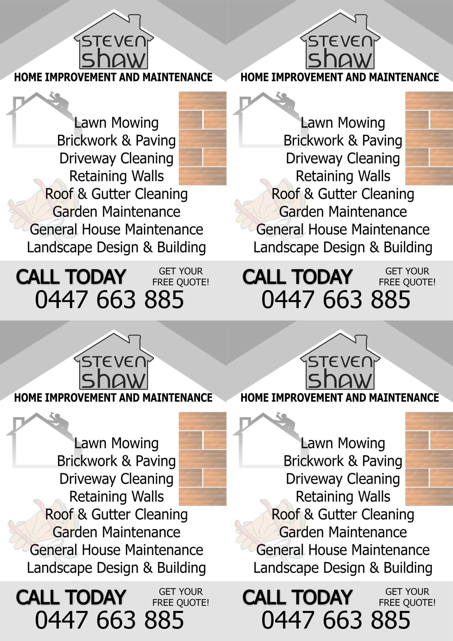 home improvement business cards 6