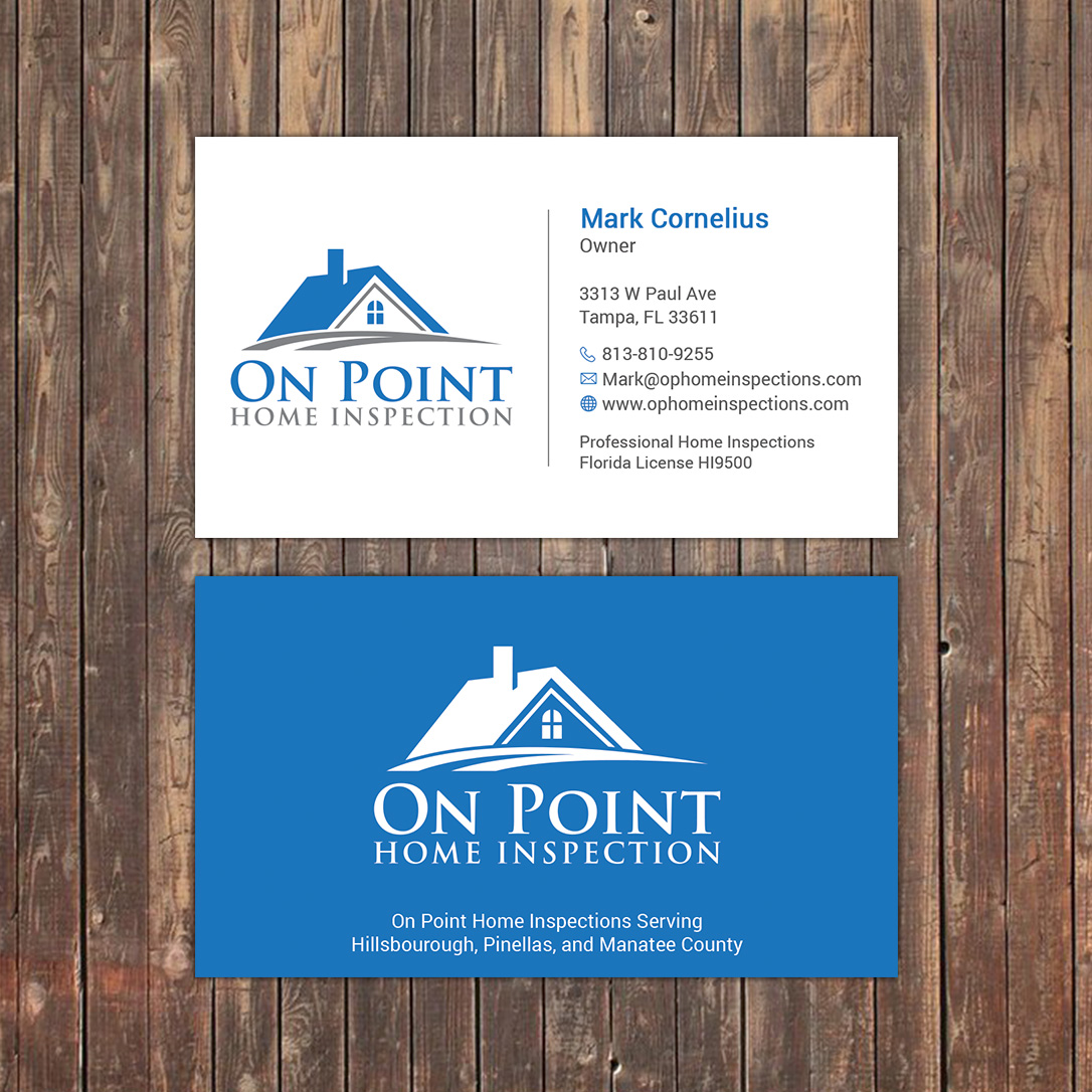 home inspection business cards 1