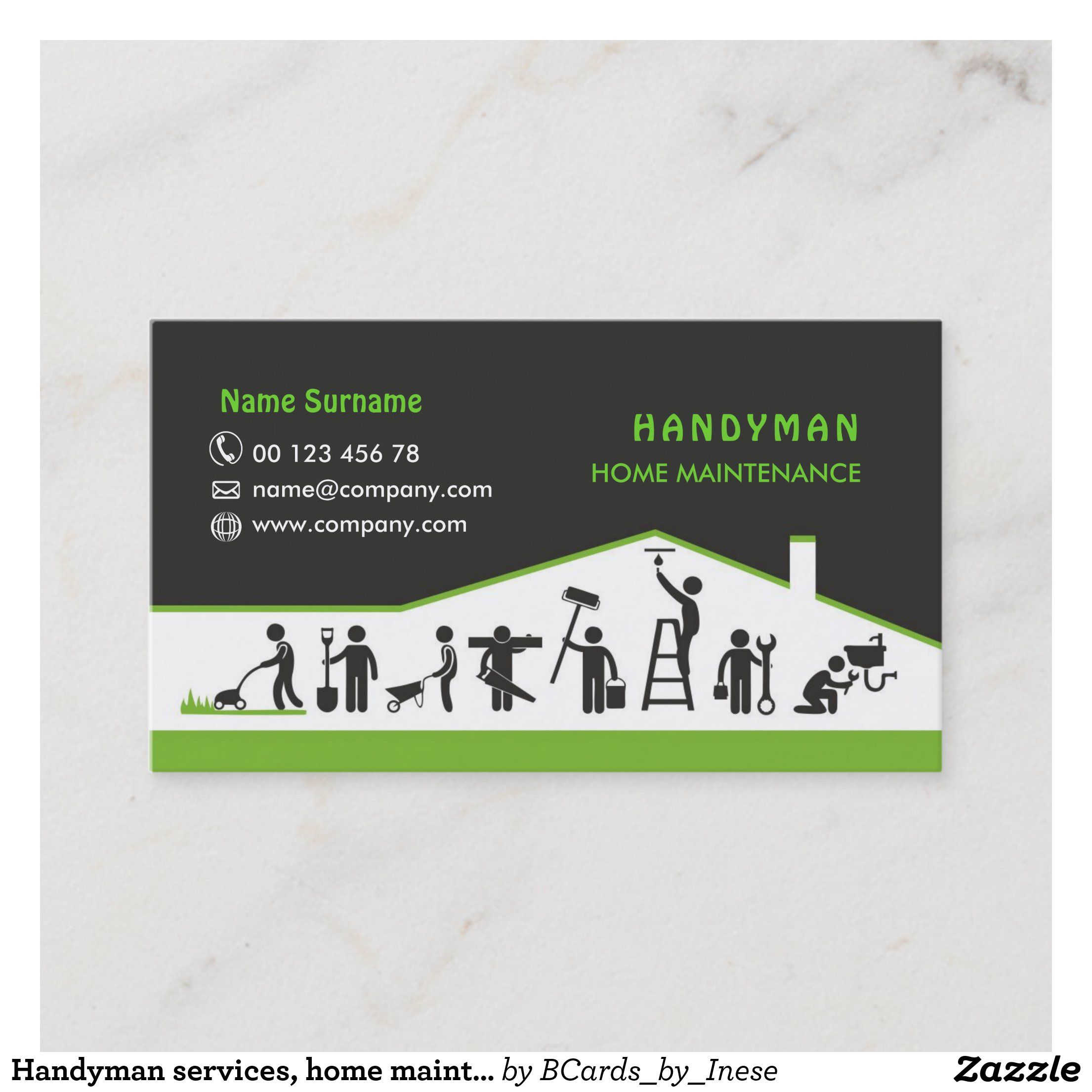 home repair business cards 2