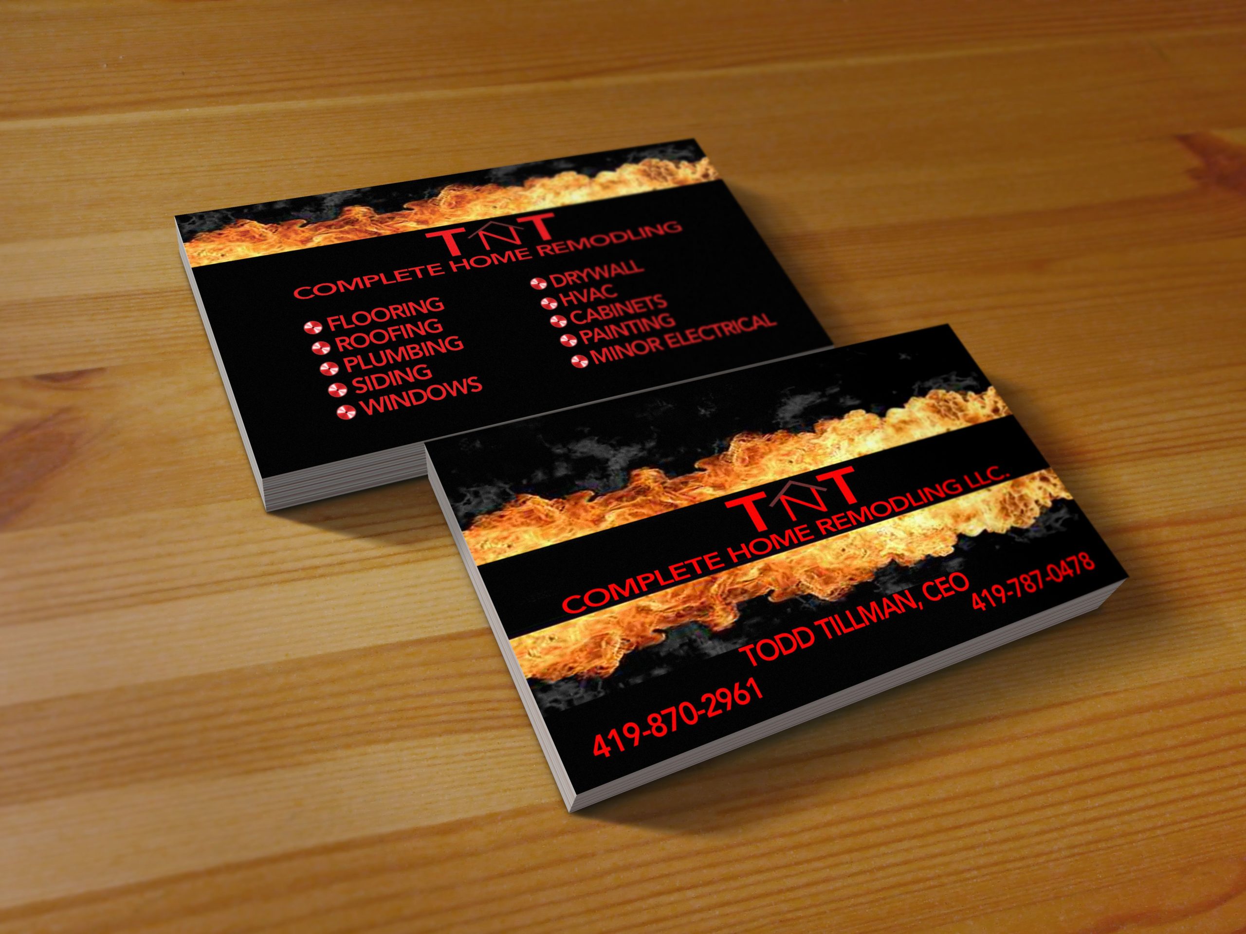 home repair business cards 4