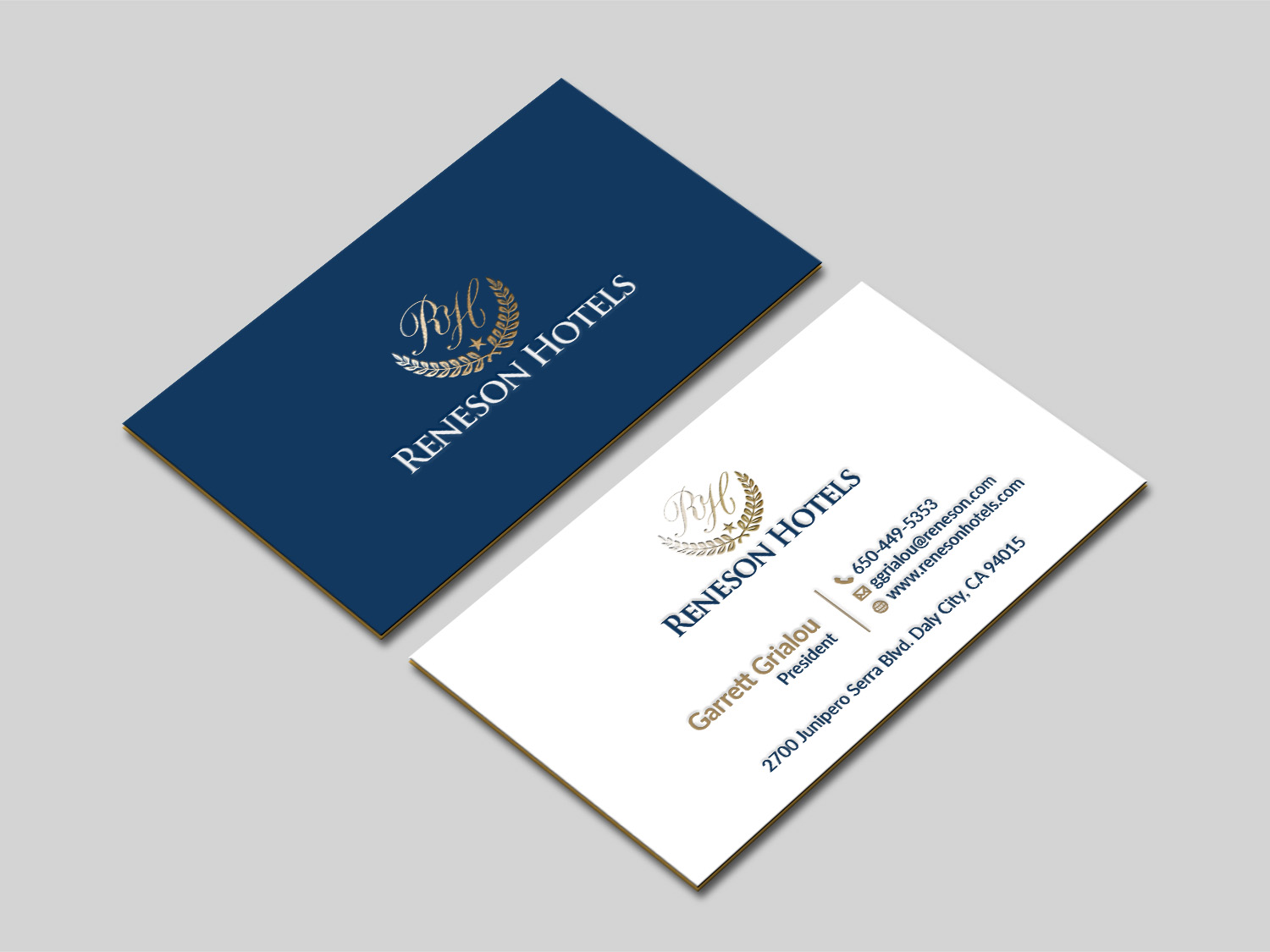 hotel business cards 2