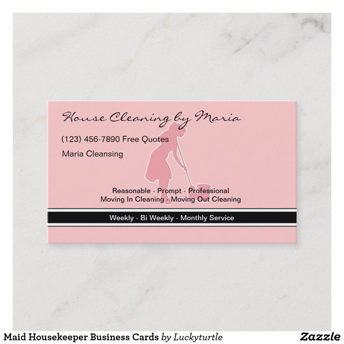 housekeeper business cards 1