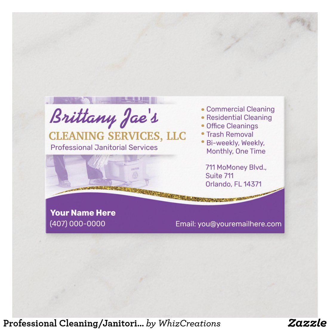 housekeeping business cards 4