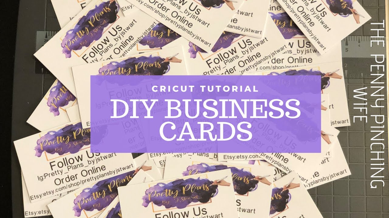 how to cut business cards on cricut 1